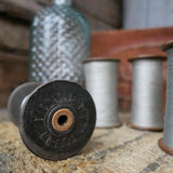 Lot de 4 bobines des anciennes filatures Lyonnaises gris