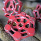 Lot of old red factory valves, lot 8