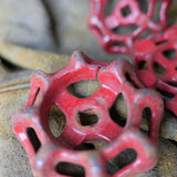 Lot of old red factory valves, lot 8