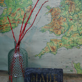 Vintage stencil marking for museum crate transport / Made