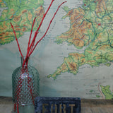 old stencil marking for museum crate transport / Fort