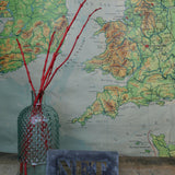 old stencil marking for museum crate transport / Net