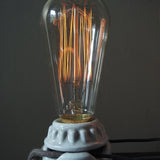 ampoule COMETTE 56  filament de carbonne facon Thomas Edison neuve