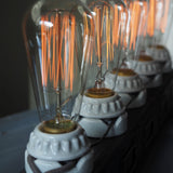 ampoule COMETTE 56  filament de carbonne facon Thomas Edison neuve