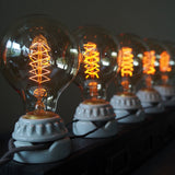 ampoule galaxie 80  filament de carbonne facon Thomas Edison neuve