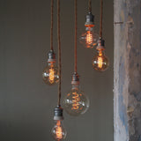 ampoule COMETTE 56  filament de carbonne facon Thomas Edison neuve