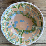 lot de 4 bols en ceramique decor flammé, Artisanat Roumanie