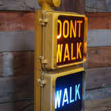 New York feu dont walk americain vintage USA jaune d'origine