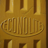 New York feu dont walk americain vintage USA jaune d'origine avec fixations murale