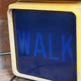 New York feu dont walk americain vintage USA jaune d'origine