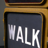 New York feu dont walk americain vintage USA jaune d'origine