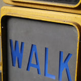 New York feu dont walk americain vintage USA jaune d'origine