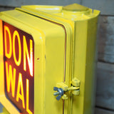 feu dont walk americain vintage USA jaune a poser