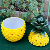 Grand bocal à ananas en céramique/bol de rangement