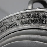Rare gros projecteur cinema MCALISTER des studios Hollywood Californie pied tripod