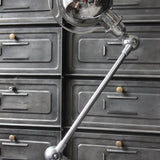 Lampe d atelier industrielle Jielde 5 bras polie miroir Jean-Louis Domecq