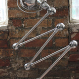 Lampe d atelier industrielle Jielde 5 bras polie miroir Jean-Louis Domecq