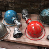 Unique lampe Jielde 1 applique finition vintage bleu industrielle 1