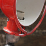 Unique lampe Jielde 1 applique finition vintage rouge industrielle 3