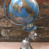 Unique lampe Jielde 1 applique finition vintage bleu industrielle 6