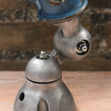 Unique lampe Jielde 1 applique finition vintage bleu industrielle 6