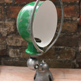 Unique lampe Jielde 1 applique finition vintage verte industrielle 7