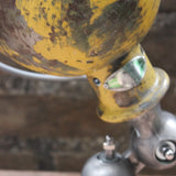 Unique lampe Jielde 1 applique finition vintage jaune industrielle 8