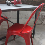 Table ou bureau metal industriel des annees 50 militaire