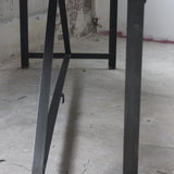 Table ou bureau metal industriel des annees 50 militaire