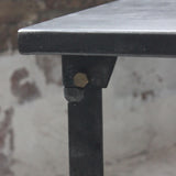 Table ou bureau metal industriel des annees 50 militaire