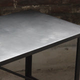Table ou bureau metal industriel des annees 50 militaire