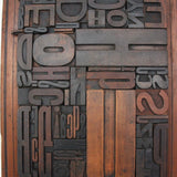 tableau ancien caractere d'imprimerie 2