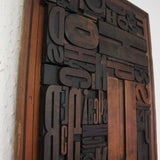 tableau ancien caractere d'imprimerie 2