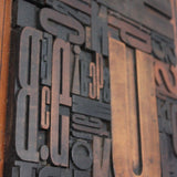 tableau ancien caractere d'imprimerie 2