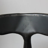 ancienne Chaise basse d atelier industrielle nicolle "" dit queu de baleine ""