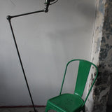 Unique lampe Liseuse Jielde finition vintage vert industriel
