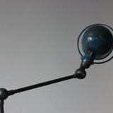 Unique lampe Liseuse Jielde finition vintage bleu industriel