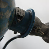 Unique lampe Liseuse Jielde finition vintage bleu industriel