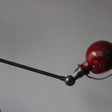 Unique lampe Liseuse Jielde finition vintage rouge industriel