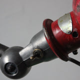 Unique lampe Liseuse Jielde finition vintage rouge industriel