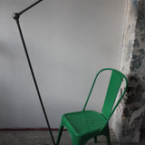 Unique lampe Liseuse Jielde finition vintage rouge industriel