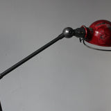 Unique lampe Liseuse Jielde finition vintage rouge industriel
