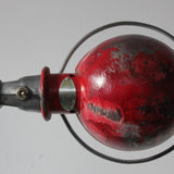 Unique lampe Liseuse Jielde finition vintage rouge industriel
