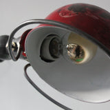 Unique lampe Liseuse Jielde finition vintage rouge industriel