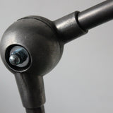 Unique lampe Liseuse Jielde finition vintage rouge industriel