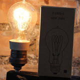 lot de 2 ampoules filament de carbonne facon Thomas Edison  ampoule ronde neuve