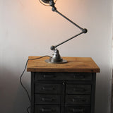 Lampe bureau Jielde 2 bras polie graphite