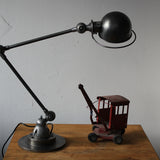 Lampe bureau Jielde 2 bras polie graphite
