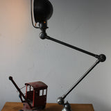 Lampe bureau Jielde 2 bras polie graphite