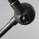 Lampe bureau Jielde 2 bras polie graphite